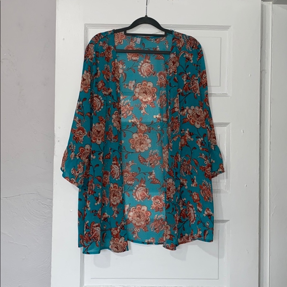 Floral cardigan